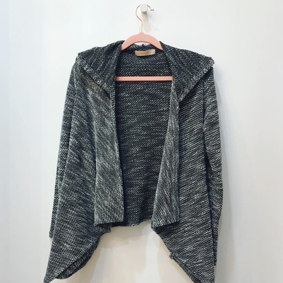 Black Gray Sweet Romeo cardigan sz Med - Picture 2 of 9